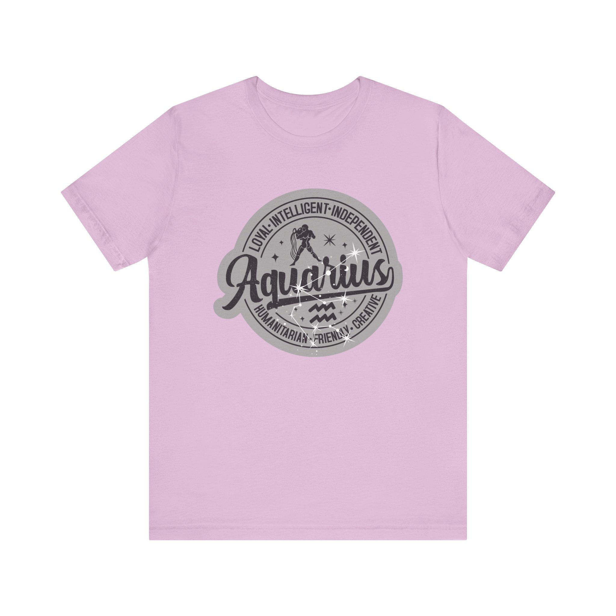 Aquarius Zodiac Unisex Casual Classic Jersey Short Sleeve Tee